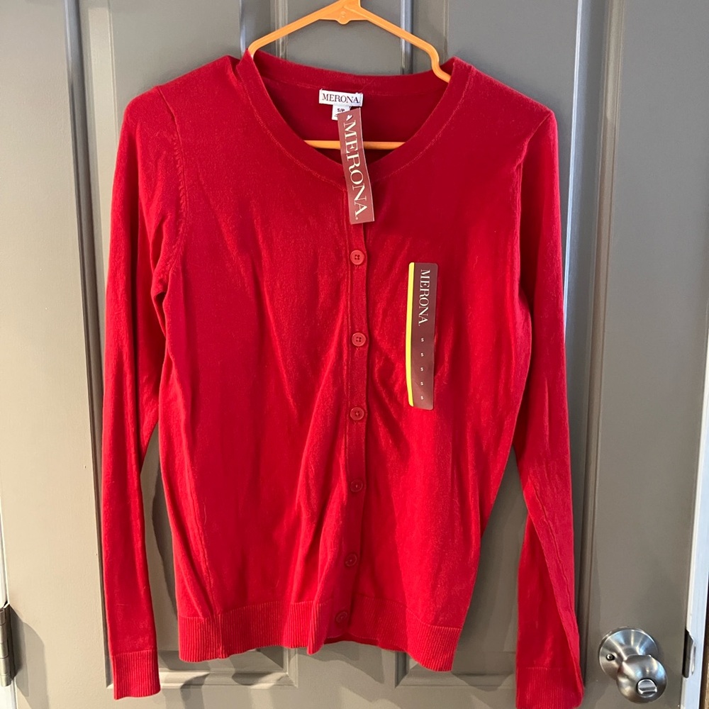 NWT Merona Women's Red Sweater Size Small